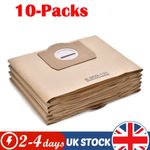 10 Packs Dust Bags 6.959-130.0 for Karcher WD3 WD3P MV3 Wet & Dry Vacuum Cleaner