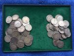 KING GEORGE V 1914 & 1918 SOLID SILVER THREE PENCE PIECES 3d's WORLD WAR ONE 