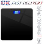 180KG DIGITAL ELECTRONIC GLASS LCD WEIGHING BODY SCALES BATHROOM LOSE FAT STRONG