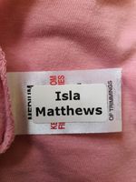 Stick On Name Labels for Clothes Waterproof Clothing Stickers 30x15mm 36 labels