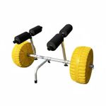 Aluminum Kayak Transport Trolley Foldable Small Watercraft Carrier Adjustable