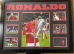 Cristiano Ronaldo Signed Montage