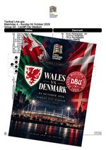WALES v DENMARK 4 October 2026 Nations League Danish FAN + OFFICIAL TS