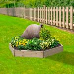 Hexagonal Timber Raised Bed – Wooden Garden Planter