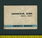 Honda CB250-K3 (1971) Factory Issue Owners Riders Manual Hand-Book GC98