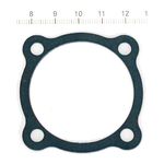 James Motorbike Carb To Air Cleaner Housing Gasket Linkert For 40-65 B.T. Models