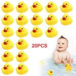20-100x Rubber Ducks Squeaky Bath Toys Water Play Toddler Ducks Toys New Gifts