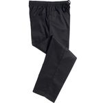 BLACK CHEF TROUSERS