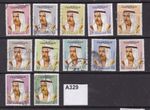 Kuwait 1969 Amir Sheikh Sabah 12 values to 500f  (A329)