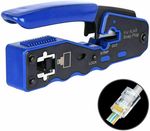 RJ45 EZ Crimper Pass Through PRO Crimping Tool Cat 5 5e 6 Connector Network LAN