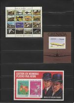 Aviation ,Military Airplanes ,Planes, Aircraft , 16 stamps & 4 Souvenir Sheet