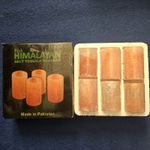 X6 Himalayan Salt Tequila Shot Glasses- Set of 6 glasses.Natural pink Salt glass