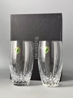 Waterford Crystal Lismore Essence Pair Of 14cm Hiball Tumbler Cocktail Glasses