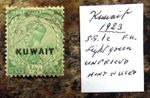 KUWAIT 1923 - ½a "Light Green" SG1c Unpriced Mint & Used As Described GW18