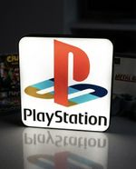 PlayStation Retro Logo LED Light Box – Classic Gaming Sign – 170mm USB Powered