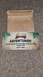 Chessington World Of Adventures World Of Jumanji Promotional Voucher Collectable