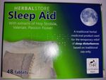 96 Tablets Valerian root Passion flower Hops Strobile Natural Sleep Aid 2 boxes