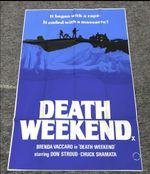 Death Weekend (1976) - William Fruet - UK Poster'Video Nasty' Pre-owned.