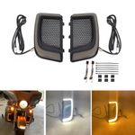 LED Fairing Lower Grill Turn / Run Light For Harley Electra Glide Street Glide
