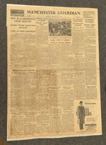 GERMAN SOCIALISTS MANCHESTER GUARDIAN 17th JANUARY 1955 VINTAGE NEWSPAPER