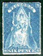 Australia State VICTORIA Classic SG.73 6d Blue (1858) Mint MNH UM Cat £550+*YOB2