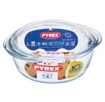 Pyrex 4-in-1 Casserole Dish With Lid 1.3L Oven Dishwasher Safe Glass Cookware