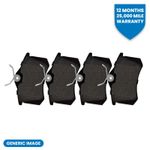 Rear Brake Pad Set For Disc Brake Fits Fiat Nissan Opel Renault Vauxhall VW