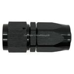 FAST FLOW AN-12 12AN BLACK JIC Straight Swivel Fuel Oil Braided Hose Fitting