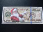 One Million Pound Novelty Note Bill Father Christmas Winter Gift Xmas St Nik £1M