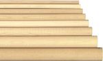 30cm Birch Wood Dowels Solid Wood Craft Sticks Dowel Rods Diameter 3mm to 12mm