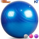 YOGA GYM BALL 65CM 75CM 85CM ANTI BURST PREGNANCY EXERCISE SWISS FITNESS ABS UK
