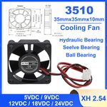 3510 Fan 3.5cm Mini Square Brushless Cooling Fan 35mmx35mmx10mm 5v 12v 24v DC