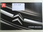 Citroën Berlingo Owners Manual Handbook June 2008 #GB.08BGO.0630