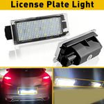 2PCS LED Licence Number Plate Light For Renault Clio Laguna Megane Twingo Master