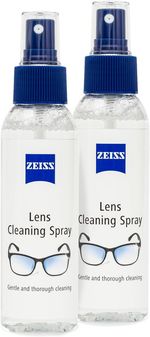 ZEISS Lens Cleaning Spray, Twin Pack for Cleansing Optical Surfaces, Glass and 