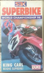 WORLD SUPERBIKE Review 1998. VHS Video.James Whitham Carl Fogarty Colin Edwards