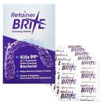 Retainer Brite Cleaning Tablets for Dental Braces Guards Trays Retainer Dentures