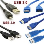 USB Extension Cable Male Female Micro USB 3.0 /2.0 Data Charging Lead 0.5m - 5m