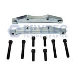 Brake Caliper Adapter Mercedes Benz C Klasse C350 CDI W204 to C63 AMG Brake Syst