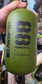 HK Army Alpha Air 88ci Paintball HPA Tank 1.5L Carbon Fibre POWERHOUSE TKO Reg