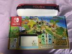 Animal Crossing New Horizons Nintendo Switch Console+OG Box+YOUNIK Nintendo Case