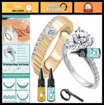 Adjustable Ring Sizers for Loose Rings, Invisible Size Adjuster & Spacers, Fits