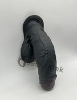 XL 7' Black Realistic Penis Sleeve Silicone Packer FTM STP Trans Prosthetic