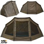 NGT XPR Brolly Shelter System Carp Fishing Shelter Bivvy 60" With Storm Poles