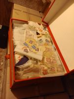 Large filing box 1950s-2000 GB KILOWARE DEFINITIVES (Swiss Army knife for scale)