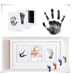 Baby Paw Print Ink Pad Pet Dog Cat Handprint Footprint Kit Souvenirs Gift Black