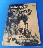 RARE Dargon's Dungeon (SOLO5) First Printing 1981 for Flying Buffalo