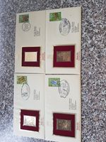 1981 Butterflies 22ct Golden Replicas Of British Stamps