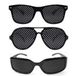 Pinhole Glasses Eyes Correction Exercise Eyesight Vision Care Improvement UK