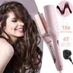 32mm Big Wave Hair Curler, Hair Waver Crimper, French Egg Roll Wave Curling Iron